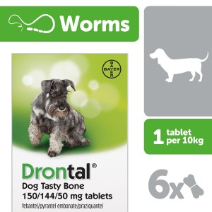 Drontal Dog Tasty Bone Tablets